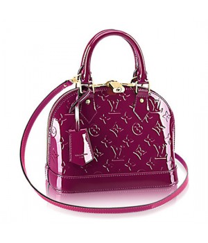 Louis Vuitton M50565 Alma BB Tote Bag Monogram Vernis