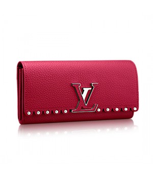 Louis Vuitton M64104 Capucines Wallet Taurillon Leather