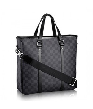 Louis Vuitton N41259 Tadao PM Briefcase Damier Graphite Canvas