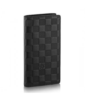 Louis Vuitton N63010 Brazza Wallet Damier Infini Leather