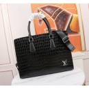 Louis Vuitton Bags Men LV briefcase 8385-1 39X29X7cm WP-1