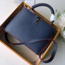 Louis Vuitton Taurillon Calfskin Multicolor Capucines PM Bag M43934 Marine/Rouge 2019 (F-9010240 )