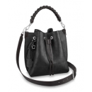 Louis Vuitton original Mahina Leather MURIA M55800 Black