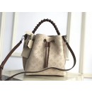 Louis Vuitton original Mahina Leather MURIA M55800 Creme Beige
