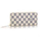 Louis Vuitton N61210 Clemence Wallet Damier Azur Canvas