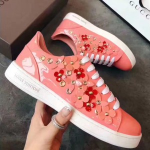 Louis Vuitton Frontrow Sneaker Patent Pink 2017 (LG-7061004 )