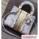 Lady Dior Medium Python Tote Bag